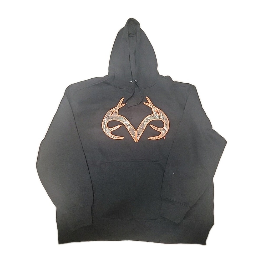 Realtree‎ Mens Hoodie Sweatshirt Black Small